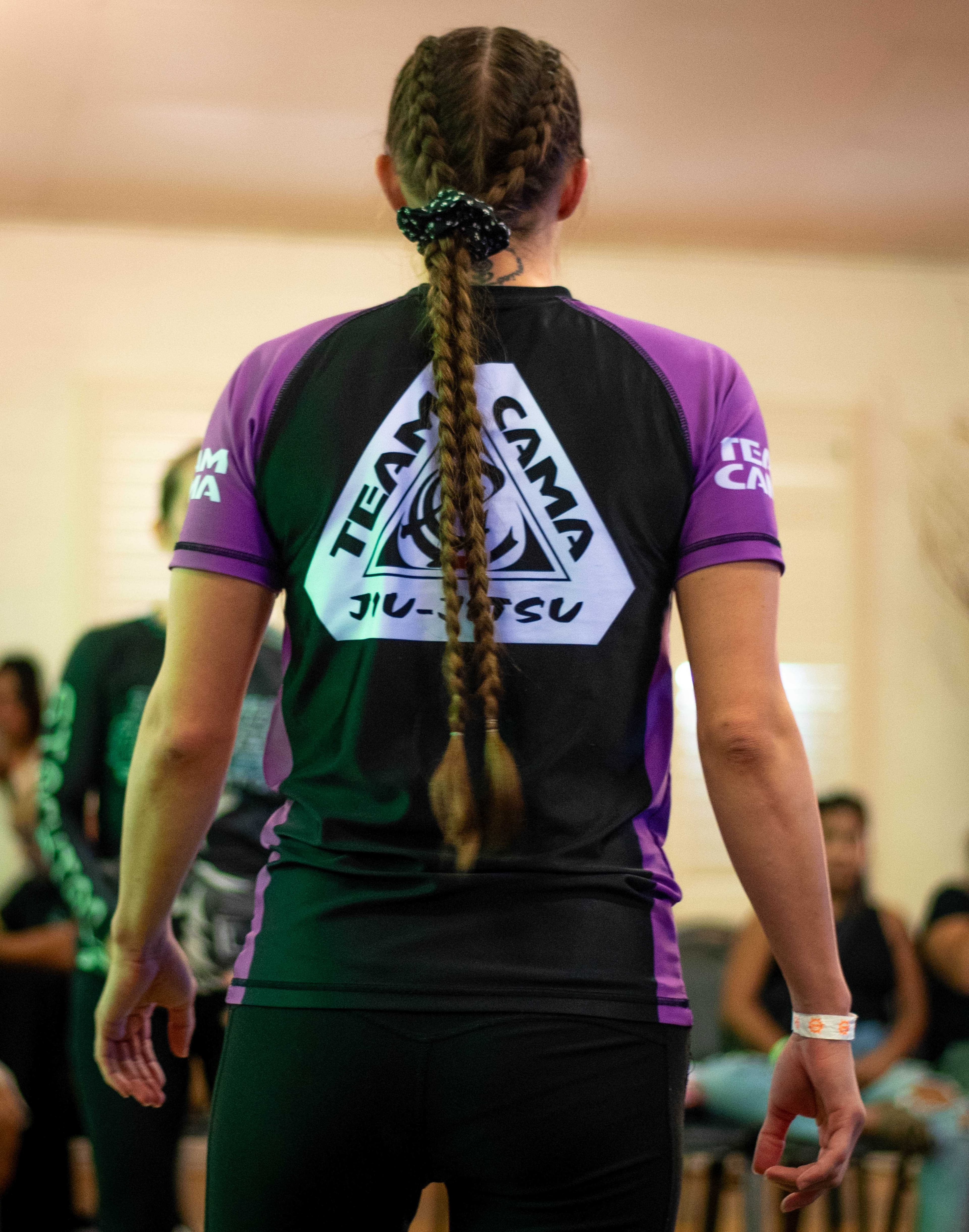Allie Winston competing