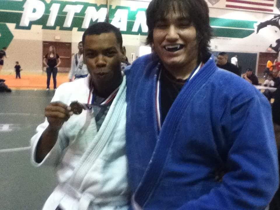 Isaiah and Angelo at competition